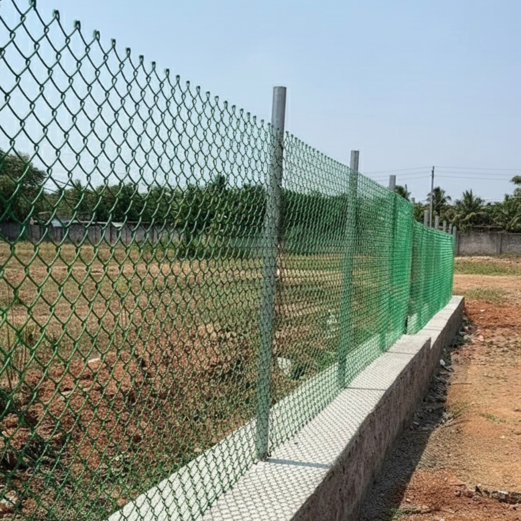 High-quality chain link fencing installation for homes and commercial properties